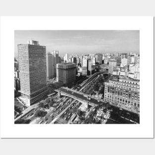 Sao Paulo Brazil Cityscape Posters and Art